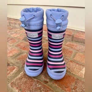 Hatley Multicolor Striped Kids Boots